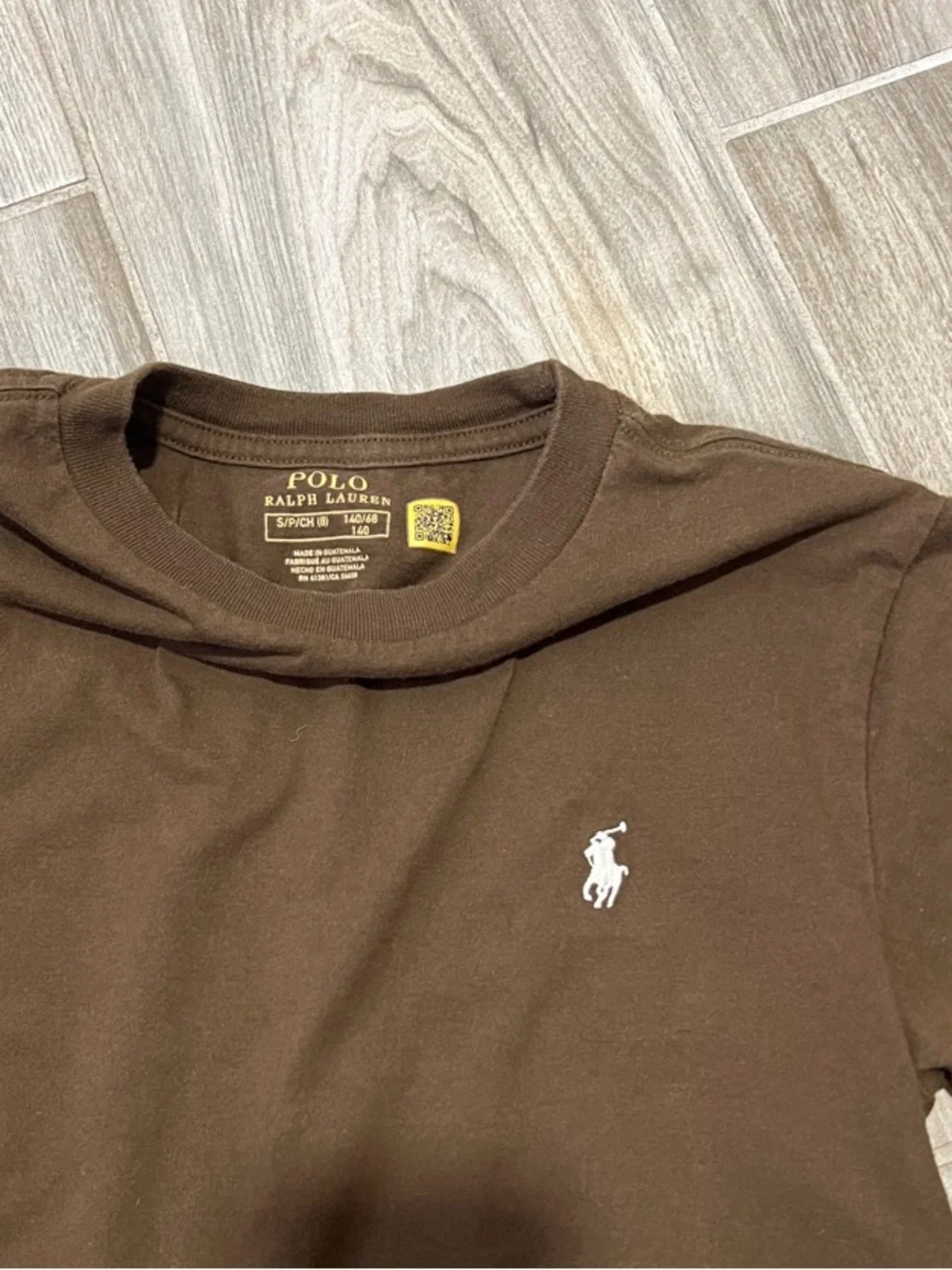 Ralph Lauren Kids Short Sleeve Tees in Rust Orange and Dark Brown